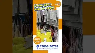 40% Off Kids Wear Sale in Chennai | Abiti Kids Clothing Annual Sale 2025 | Trendy Kids Fashion