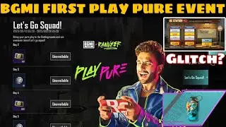 BGMI PLAY PURE EVENT EXPLAINED | Uc Station Glitch Bgmi | 10 Uc Spin | Play Pure with Ranveer Singh