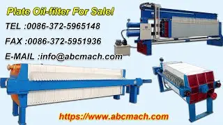Small Plate and Frame Filter Press | Reliable Oil Filtration Equipment for Edible Oil Production
