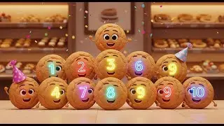 Counting Cookies from 1 to 10 | Fun Nursery Rhyme Song for Kids