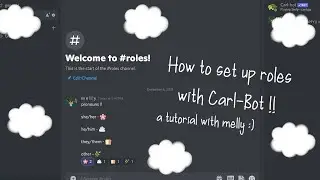 how to use carl bot to get roles on your discord server !!
