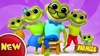 Frog Finger Family | Nursery Rhymes | Kids Songs | Baby Rhymes by Farmees