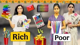 Riddhi Ki Stationery - Rich Girl Vs Poor Girl In Hindi | Moral Stories In Hindi