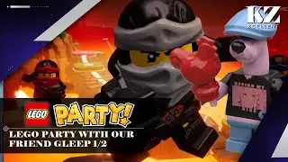 KZ plays Lego Party with friends, and also an Alien