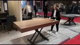Tavolino Saliscendi Allungabile Design - Febo | ArredaS&igrave;