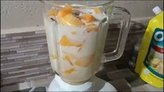 Making Homemade Papaya Ice Cream 🍦🍨 4 Ingredients only!