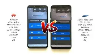 Huawei Nova 3 vs Samsung Galaxy S9 Plus - Androbench (storage benchmark)