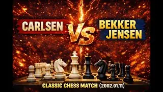 Unstoppable! Magnus Carlsen Beats Anders Bekker Jensen #chess (2002.01.11)