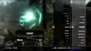 Skyrim - Harmony - Master Illusion Magic Spell