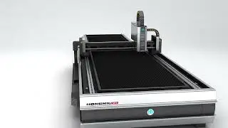 Fiber laser cutting machine with exchange platform