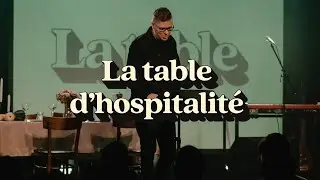 La table d’hospitalité | David Pothier