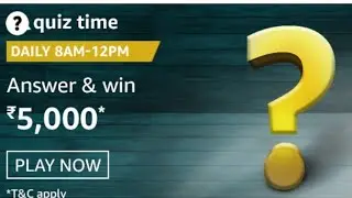 Amazon Quiz Answers Today | Win 5000 Amazon Pay Balance | 25 November 2020