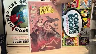 A Look at Both Series of Charlton&rsquo;s Ghost Manor from 1968-1978. Near Complete sets too. 