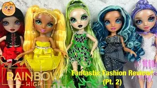 Rainbow High Fantastic Fashion Ruby, Sunny, Jade, Skyler, and Violet Dolls Full Unboxing + Review!