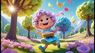 Os acordeões de brinquedo fazem aperta, aperta | Canção Infantil | Rima em Português | Kids Songs