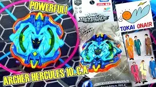 Tokai On Air Ver. B-00 Archer Hercules. 10C.A Beyblade Burst Chouzetsu Review Battles