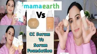 *😱Newly Launch* Mamaearth Hydro Glow Cc Serum Vs Serum Foundation Honest Review | #brealbeauty