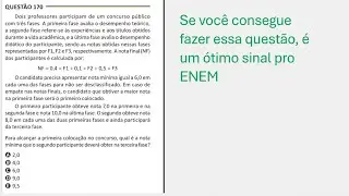 ENEM 2025 - BELÉM - Questão 170 (Caderno Amarelo) - Dois professores participam de um concurso...
