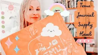 Temu Haul ⛅️|Journal & Scrapbook supplies