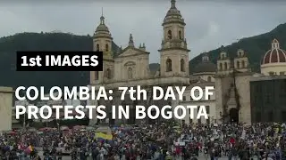 Thousands gather in Bogota during general strike in Colombia | AFP