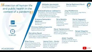 Council of Europe High-level VTC by CoE2020Gr & CoE Institutions