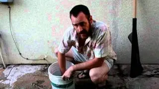 gold pan panning zircon and heavy minerals Part 1