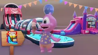 bounce then slide - Space Planet party. Inflatable rentals in Arizona