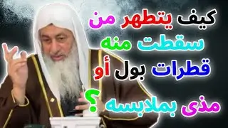 كيف يتطهر من سقطت منه قطرات بول أو مذى على ملابسه قبل الصلاة؟ 💧 | الشيخ مصطفى العدوي