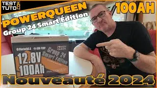 NOUVELLE POWERQUENN GROUP 24 SMART &Eacute;DITION 100AH