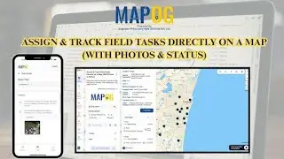Assign & Track Field Tasks on a Map with Photos & Live Status #viral  #gismapping #field #mapog #map