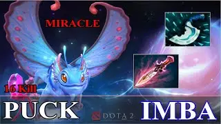 MIRACLE [Puck] Very Annoying Hero Space Created Dota 2 - How to Play Puck Support Properly on 7.28b