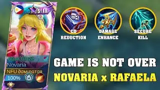You WON'T WIN Easily Against Novaria + Rafaela Combo! This Duo is INSANE!, Novaria Gameplay | #mlbb