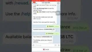 How To Withdraw From LTC Click Bot