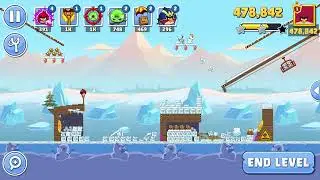 Турнир 2-го уровня Angry Birds Friends 1661, три звезды, без бонусов, прохождение 2025-12-08