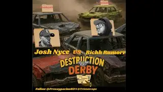 Josh Nyce vs Richh Rumorr space battle  Destruction derby FunccShwayyRoom hosted By Prezzy ..Ai vid