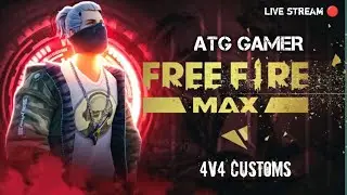 Playing guild wars & Customs 4v4 , Craftlands | ATG Telugu Gamer 🔥| Free fire Live stream 🔴