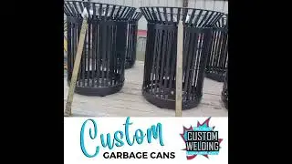 Custom Made Garbage Cans  - Welding Services Welland, ON - 📞905-788-0808
