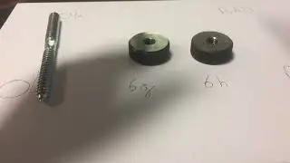M10 thread test with gauges 6g and 6h