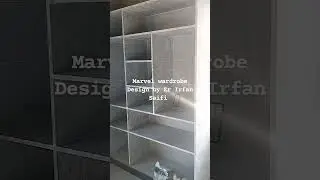 tranding Marvel wardrobe granite finish complete by Er Irfan Saifi