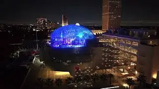 Academy Museum of Motion Pictures at Night | Cinematic Drone Video | Los Angeles #losangeles #night