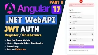 Angular & ASP.NET Core Web API Role-Based Registration Step by Step Guide