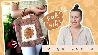 BU ÇANTAYI HERKES ÖRMELİ 👜 örgü çanta yapımı, tığ işi