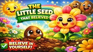 The Little Seed That Believed 🌱 | Inspirational Kids Story | Moral Story for Children