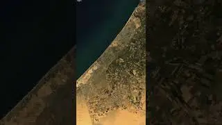 Gaza Strip 40 Year Time Lapse