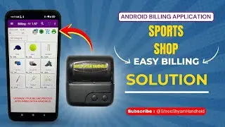 Sports Store Billing Solution | Billing Application with 3 Inch Thermal Receipt Printer #billingapp