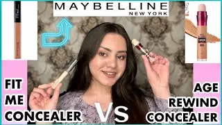 Maybelline fit me vs Maybelline age rewind concealer | Which one is better? Kp styles