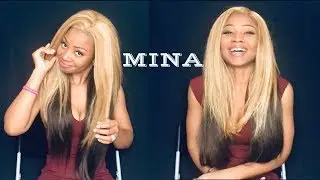 #17 - Bobbi Boss MBLF80 Mina 4MF12/6127 Blonde Brown Lace Front Wig