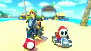 #2479 Mario Kart 8 Deluxe: Husband VS Wife Race on Cheep Cheep Beach!