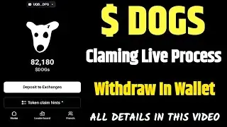 How To Claim $DOGS | Live All Steps Guide To Dogs | Free Claming Dogs | Crypto Aamir ||
