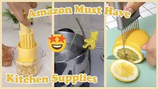 AMAZON MUST HAVE KITCHEN SUPPLIES 💛 Kitchen Gadgets You Need to Cook and Clean Faster